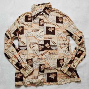 Vintage S/M women's 70s Zio designs by Youngja western horse shirt